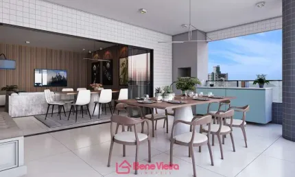 Apartamento com 2 quartos, Aviação, Praia Grande - R$ 551 mil, Cod: 3209