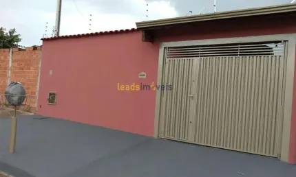 Casa para Venda em Jardinópolis, Jardim Santa Fé, 2 dormitórios, 1 suíte, 2 banheiros, 2 vagas