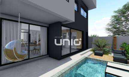 Sobrado a venda no Condomínio Villa Bela Vista - Piracicaba/SP com  3 suítes com 230m² de área construída