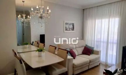 Apartamento com 3 dormitórios à venda, 72 m² por R$ 395.000,00 - Nova América - Piracicaba/SP