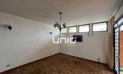 Casa com 3 dormitórios para alugar, 196 m² por R$ 3.596,93/mês - Centro - Piracicaba/SP