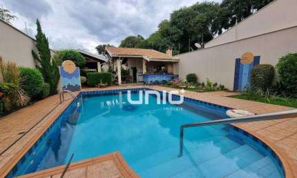 Casa com 5 dormitórios, 480 m² - venda por R$ 1.850.000,00 ou aluguel por R$ 7.189,32/mês - Nova Piracicaba - Piracicaba/SP