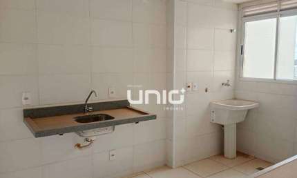 Apartamento com 3 dormitórios para alugar, 72 m² por R$ 2.817,63/mês - Nova América - Piracicaba/SP