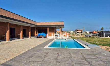 Chácara com 4 suítes à venda, 1797 m² por R$ 980.000 - Veleiros do Piracicaba - Anhembi/SP