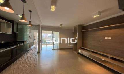 Apartamento com 3 dormitórios para alugar, 103 m² por R$ 6.150,00/mês - Alto - Piracicaba/SP