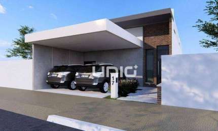Casa Nova a venda no Condomínio Residencial Mônaco - Piracicaba/SP com 3 suítes