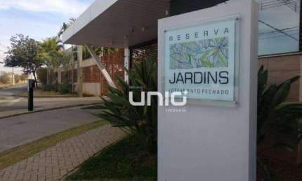 Terrenos Condominio Reserva Jardins, 250m², parcelado em até 150 vezes Piracicaba/SP