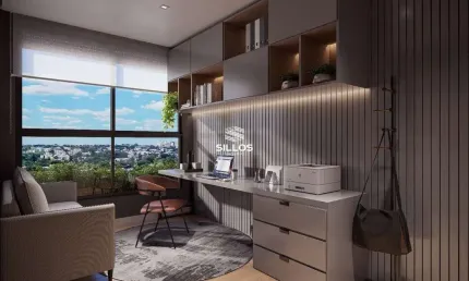 Apartamento garden à venda no edifício NAU no Juvevê