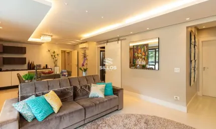 Apartamento á venda semi mobiliado com 3 quartos no Hugo Lange em Curitiba
