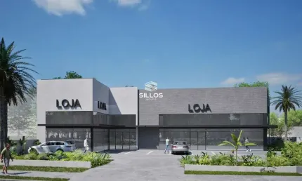 Lojas 01 e 02 para locação com 401 m² no Ahú em Curitiba
