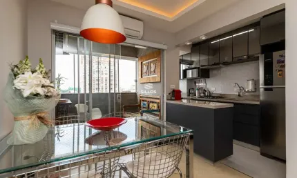Apartamento à venda com 2 quartos no cabral em curitiba