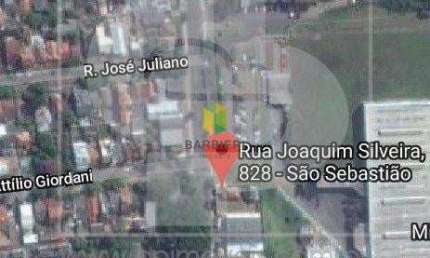 Terreno com 403 m2 na Rua Joaquim Silveira - Bairro São Sebastião