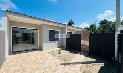 Residência nova - teto em laje -excelente acabamento - 2 dormitórios - averbada.