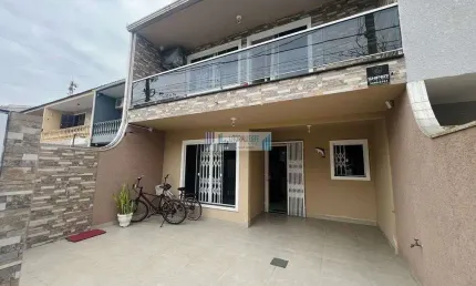 Sobrado contendo 3 dormitórios - espaço gourmet com churrasqueira.