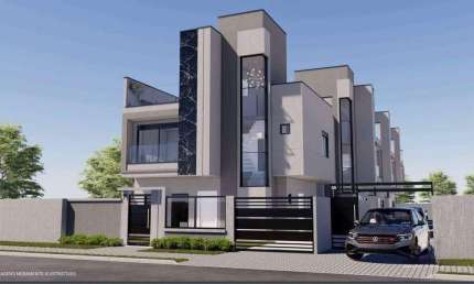 Sobrado com 3 quartos  à venda, 127.73 m2 por R$948000.00  - Capao Raso - Curitiba/PR