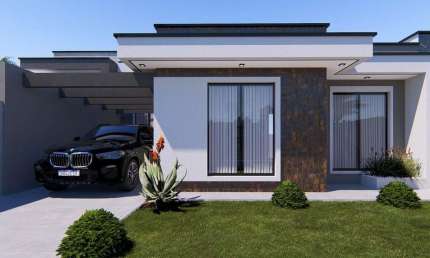 Casa para Venda em Araucária, Passaúna, 3 dormitórios, 1 suíte, 2 banheiros, 2 vagas