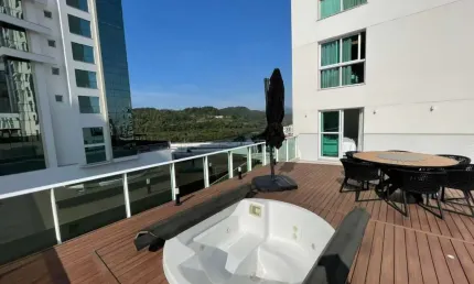 Phoenix tower - apartamento mobiliado com terraço em balneário camboriú