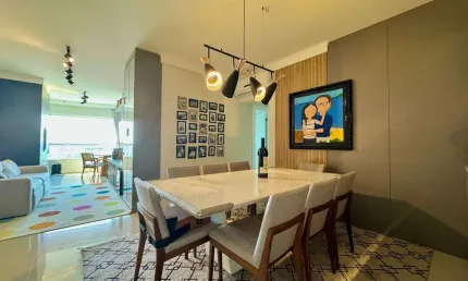 RESIDENCIAL PORTO MADEIRO - APARTAMENTO MOBILIADO COM VISTA MAR NA PRAIA BRAVA - ITAJAÍ