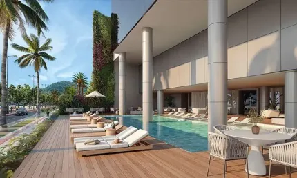 Apartamento frente mar na barra sul de balneário camboriú