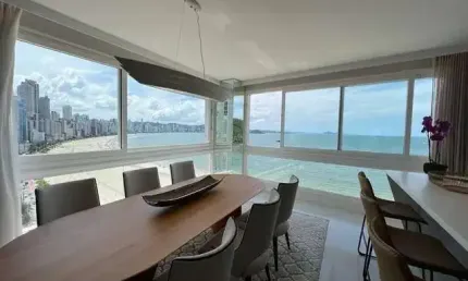 Gran palazzo - apartamento mobiliado frente mar em balneário camboriú