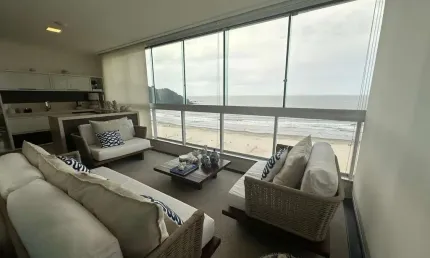 Metrópolis - apartamento mobiliado frente mar em balneário camboriú