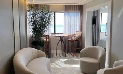 CAMBORIÚ PARK - APARTAMENTO FRENTE MAR MOBILIADO NA BARRA SUL - DUAS SUÍTES EM BALNEÁRIO CAMBORIÚ