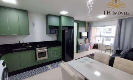 Apartamento com 2 dormitórios para alugar, 54 m² por R$ 4.500,02/mês - Tabuleiro dos Oliveiras - Itapema/SC