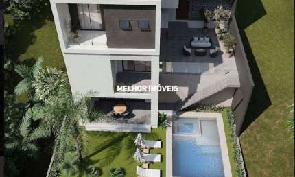 Condomínio Bella Vista Residence Club - Casa Alto Padrão 4 suítes uma máster 6 vagas de garagem localizado no bairro Barra em Balneário Camboriú