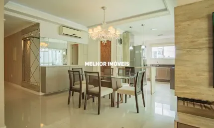 Le prestige - apartamento mobiliado á venda com 4 suítes e 3 vagas  com área de lazer completa em itapema.