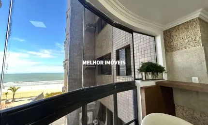 Locação Anual - Apartamento Frente Mar com 3 dormitórios  e 2 vagas de garagem - Balneário Camboriú -SC