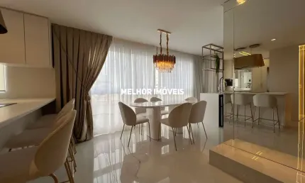 Porto di bari - locação anual apartamento finamente mobiliado e equipado com 2 vagas de garagem localizado no centro de balneário camboriú