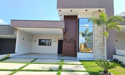 Casa térrea com 3 suítes e escritório à venda, 205 m² por R$ 1.600.000 - Condomínio Residencial Evidências - Indaiatuba/SP