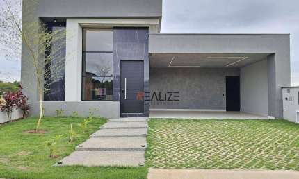 Casa térrea com 3 suítes e escritório à venda, 225 m² por R$ 1.950.000 - Condomínio Villa Sapezal - Indaiatuba/SP