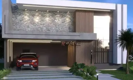 Casa moderna com escritório e 3 suítes à venda, 217 m² por R$ 1.820.000 - Condomínio Residencial Evidências - Indaiatuba/SP
