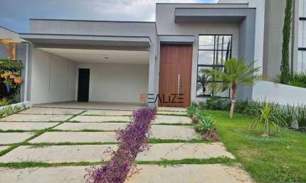 Casa com 3 suítes à venda, 194 m² por R$ 1.470.000 - Condomínio Fechado  em Indaiatuba/SP