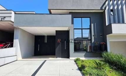 Casa com 3 dormitórios à venda, 138 m² por R$ 1.170.000 - Condomínio Fechado - Indaiatuba Interior de São Paulo