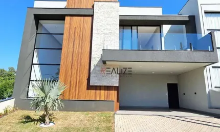 Sobrado moderno com suítes à venda, 299 m² por R$ 2.490.000 - Condomínio Alto Padrão - Indaiatuba/SP