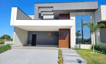 Linda casa com escritório e 3 suítes à venda, 206 m² por R$ 1.750.000 - Condomínio Residencial Evidências - Indaiatuba/SP