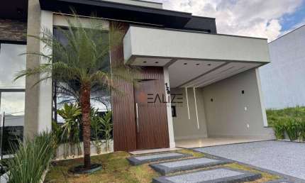 Casa com piscina e 3 dormitórios à venda, 136 m² por R$ 1.190.000 - Condomínio Fechado - Indaiatuba/SP