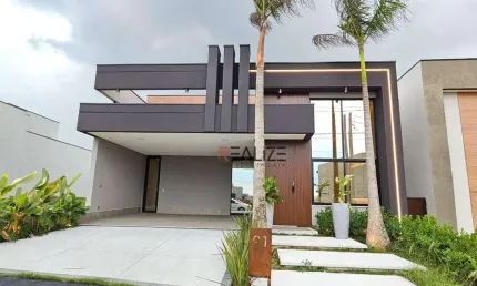 Casa Térrea Mobiliada com 3 Suítes e Escritório – R$1.750.000 – Condomínio Fechado em Indaiatuba