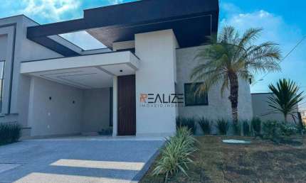 Casa com 3 suítes e escritório à venda, 161 m² por R$ 1.550.000 - Condomínio Park Gran Reserve - Indaiatuba/SP