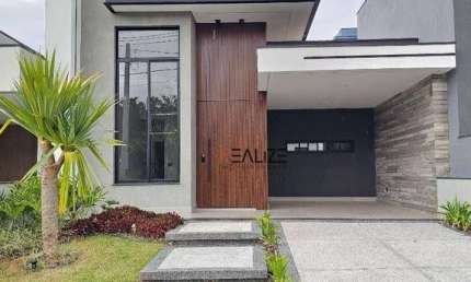 Casa moderna com 3 suítes à venda, 140 m² por R$ 1.200.000 - Condomínio Park Gran Reserve - Indaiatuba/SP