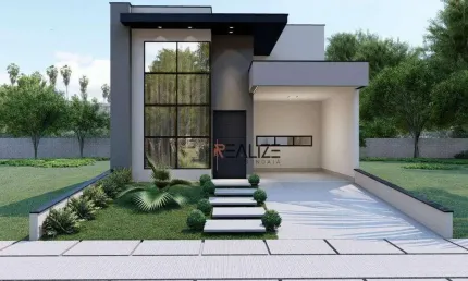 Casa com 3 suítes e piscina à venda, 155 m² por R$ 1.420.000 - Condomínio Jardim Brescia - Indaiatuba/SP