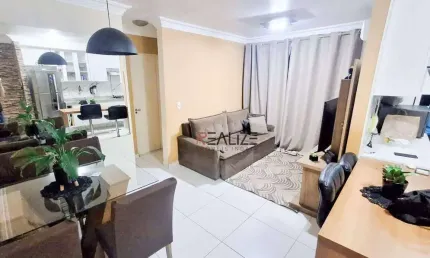 Apartamento com vista livre e 2 dormitórios à venda, 49 m² por R$ 380.000 - Condomínio Villa das Praças - Indaiatuba/SP