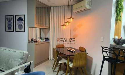 Apartamento com moveis planejado e 3 dormitórios à venda, 66 m² por R$ 627.000 - Condomínio Edifício Plaza Bella Vista - Indaiatuba/SP