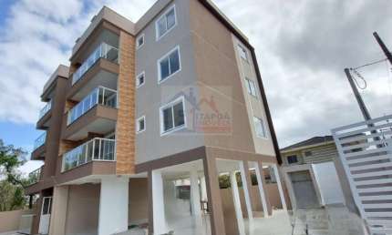 Apartamento em Itapoá, 2 quartos sendo 1 Suíte e Ampla sacada com churrasqueira