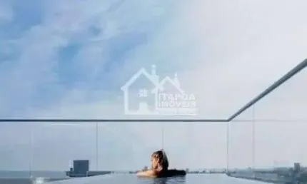 Apartamento c/ 3 suites + lavabo, área de festas com churrasqueira, 36 m² de terraço.