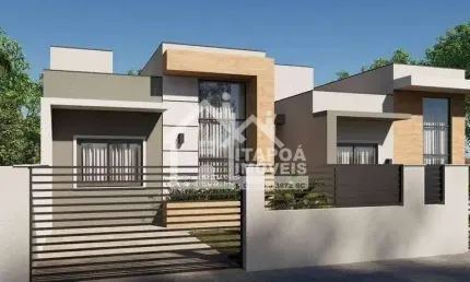Casa nova no centro de itapoá com 3 quartos sendo 1 suíte
