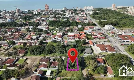 Terreno de esquina 450 m² a venda em itapoá - itapema do norte