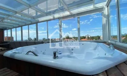 Cobertura duplex com hidromassagem 1 suite + 1 dorm.
